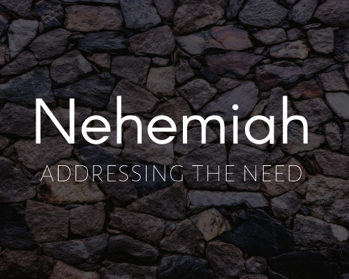 Nehemiah: Addressing the need (Part 3)